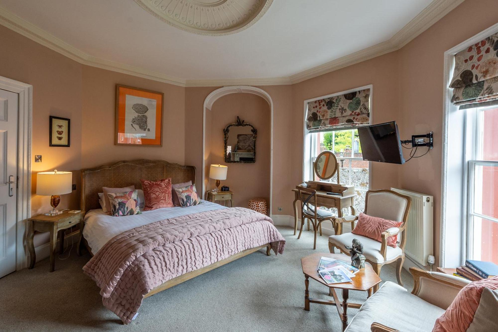 Bed and Breakfast Darwin'S Townhouse à Shrewsbury Chambre photo A bedroom at the hotel